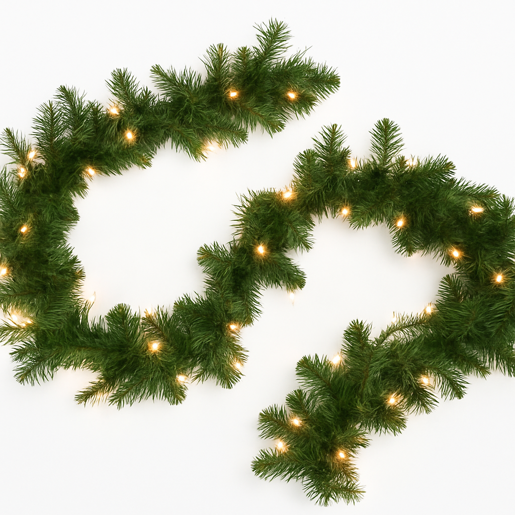 9' x 10" Majestic Pine Garland - Pre-Lit
